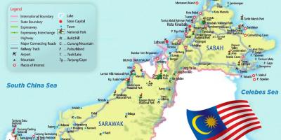 Karte austrumu malaizija
