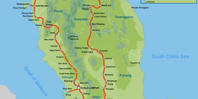 Ktm maršruta karte malaizija