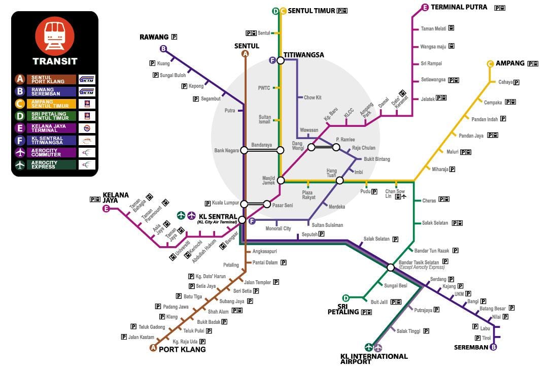 karte malaizija transports