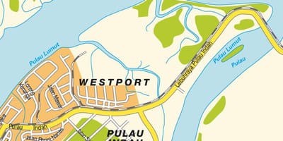 Kluang malaizija karte