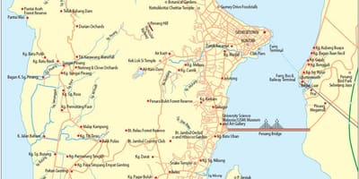 Kartes pulau pinang malaizija